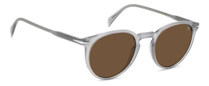 Sunglasses David Beckham Db 1139/S 206606 (KB7 70) color grey shape pantos lenses brown