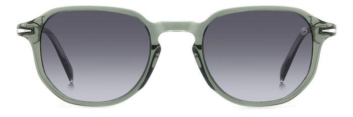 Sunglasses David Beckham Db 1140/S 206607 (B59 9O) color green crystal shape geometric lenses dark grey shaded