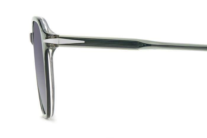 Sunglasses David Beckham Db 1140/S 206607 (B59 9O) color green crystal shape geometric lenses dark grey shaded