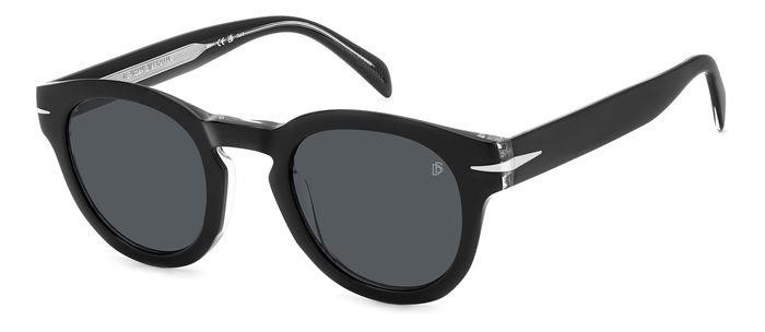 Sunglasses David Beckham Db 7041/S FLAT 206609 (7C5 IR) color black crystal shape pantos lenses grey