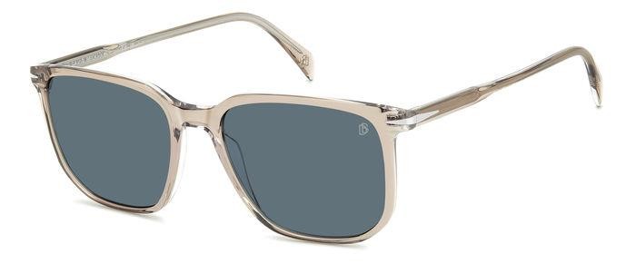 Sunglasses David Beckham Db 1141/S 206611 (SD9 KU) color beige crystal shape square lenses blue
