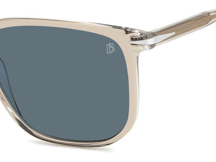 Sunglasses David Beckham Db 1141/S 206611 (SD9 KU) color beige crystal shape square lenses blue