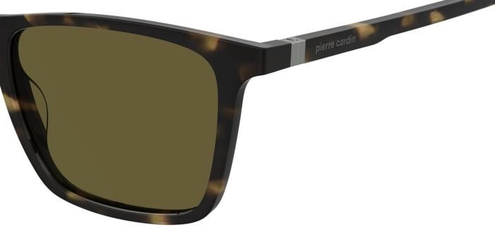 Sonnenbrillen Pierre Cardin P.c. 6275/S 206619 (086 QT) farbe havana form rechteckig gläser green