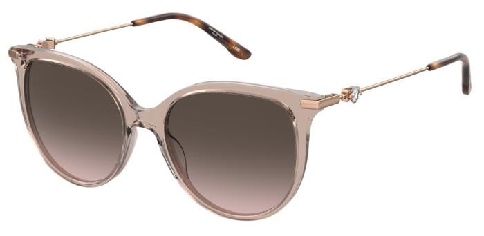 Sunglasses Pierre Cardin P.c. 8528/S 206620 (35J HA) color pink shape cat eye lenses brown shaded