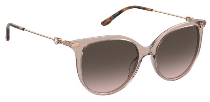 Sunglasses Pierre Cardin P.c. 8528/S 206620 (35J HA) color pink shape cat eye lenses brown shaded