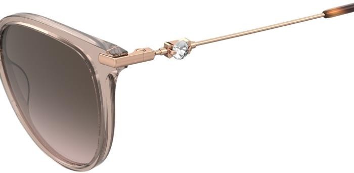 Sunglasses Pierre Cardin P.c. 8528/S 206620 (35J HA) color pink shape cat eye lenses brown shaded