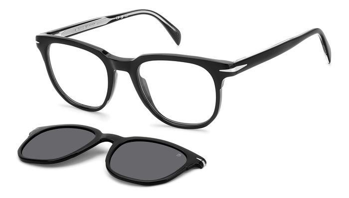Occhiali da vista David Beckham Db 7120/CS 206623 (807 M9) colore black forma quadrato lenti grey polarized