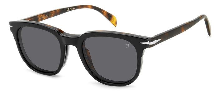 Brillen David Beckham Db 7120/CS 206623 (AB8 M9) farbe havana grey form quadratisch gläser grey polarized