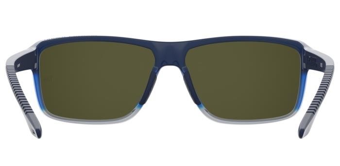Sunglasses Under Armour Ua Kickoff 206630 (0MX Z0) color blue shaded grey shape rectangle lenses blue multilayer