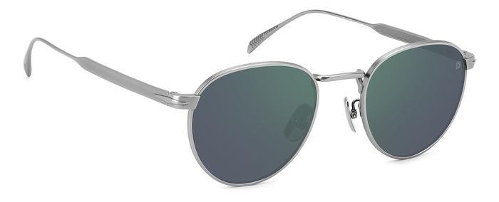 Sunglasses David Beckham Db 1142/S 206636 (R81 MT) color matte ruthenium shape pantos lenses green mirror