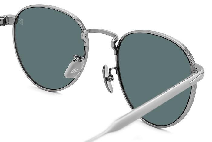 Sunglasses David Beckham Db 1142/S 206636 (R81 MT) color matte ruthenium shape pantos lenses green mirror