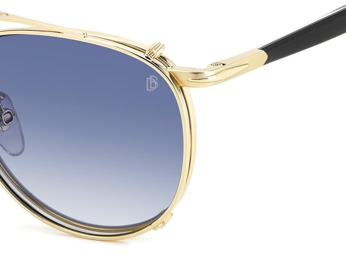 Occhiali da vista David Beckham Db 1144/CS 206639 (RHL Z7) colore gold black_ forma aviator lenti blue shaded polarized