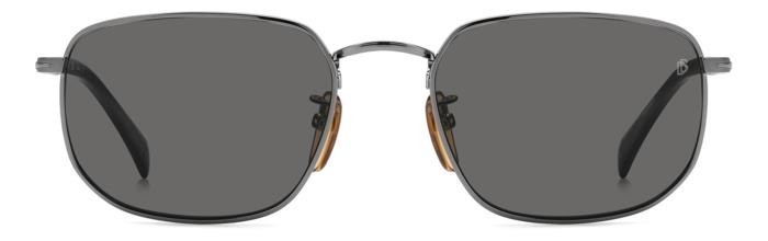 Sonnenbrillen David Beckham Db 1143/S 206640 (KJ1 M9) farbe dark ruthenium form rechteckig gläser grey polarized