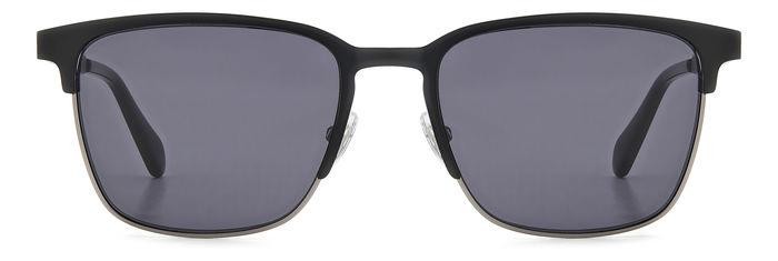 Occhiali da sole Fossil Fos 2142/G 206643 (003 IR) colore matte black forma rettangolare lenti grey