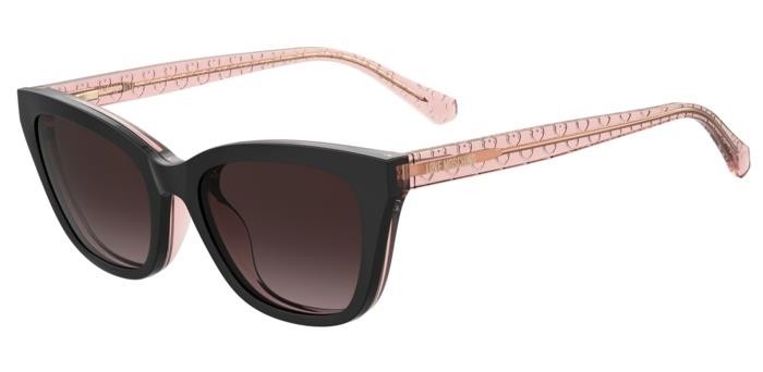 Occhiali da vista Moschino Love Mol071/CS 206685 (3H2 HA) colore black pink forma cat eye lenti brown shaded