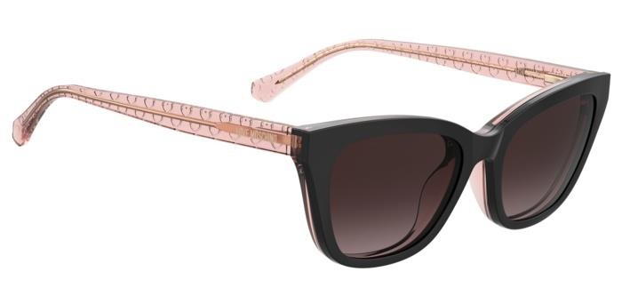 Occhiali da vista Moschino Love Mol071/CS 206685 (3H2 HA) colore black pink forma cat eye lenti brown shaded