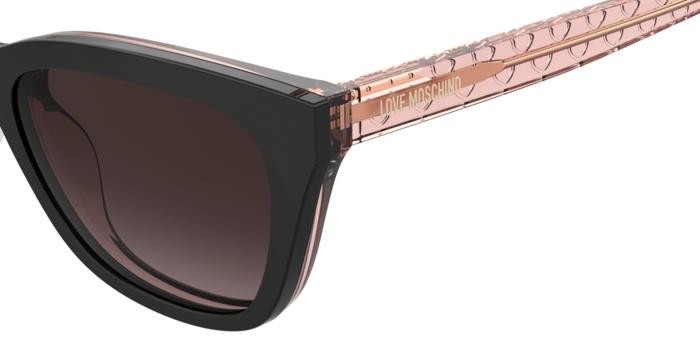 Occhiali da vista Moschino Love Mol071/CS 206685 (3H2 HA) colore black pink forma cat eye lenti brown shaded