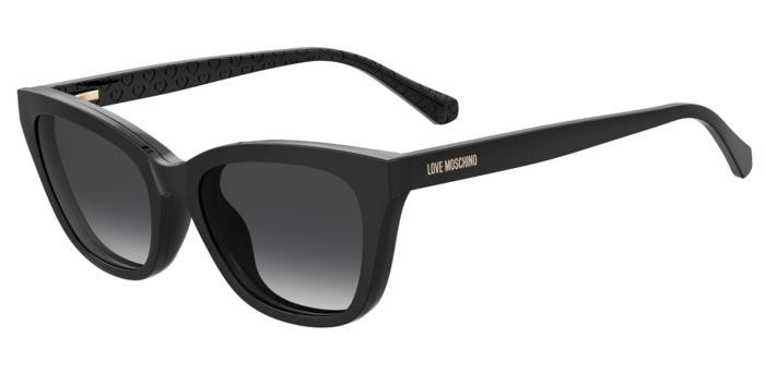 Occhiali da vista Moschino Love Mol071/CS 206685 (807 9O) colore black forma cat eye lenti dark grey shaded
