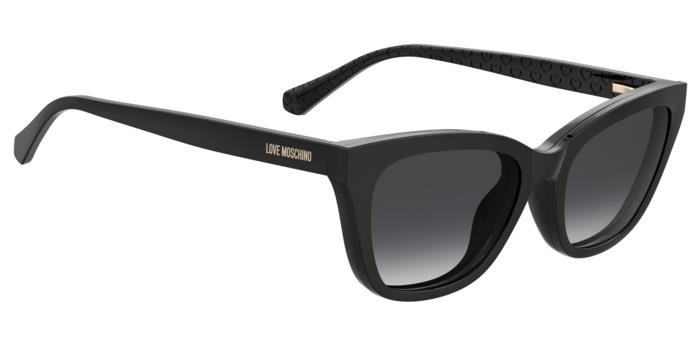 Occhiali da vista Moschino Love Mol071/CS 206685 (807 9O) colore black forma cat eye lenti dark grey shaded