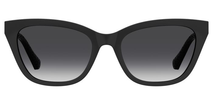 Occhiali da vista Moschino Love Mol071/CS 206685 (807 9O) colore black forma cat eye lenti dark grey shaded
