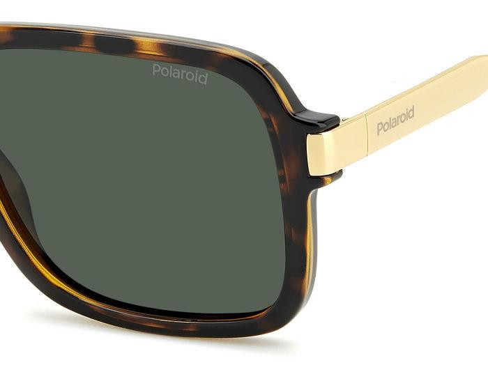Sonnenbrillen Polaroid Pld 6220/S 206697 (086 UC) farbe havana form quadratisch gläser green polarized