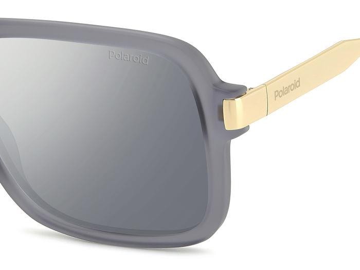Sonnenbrillen Polaroid Pld 6220/S 206697 (RIW EX) farbe matte grey form quadratisch gläser grey silver mirror polarized