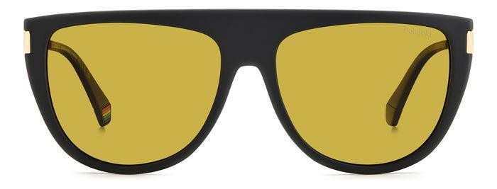 Sonnenbrillen Polaroid Pld 6221/S 206700 (003 MU) farbe matte black form quadratisch gläser yellow polarized