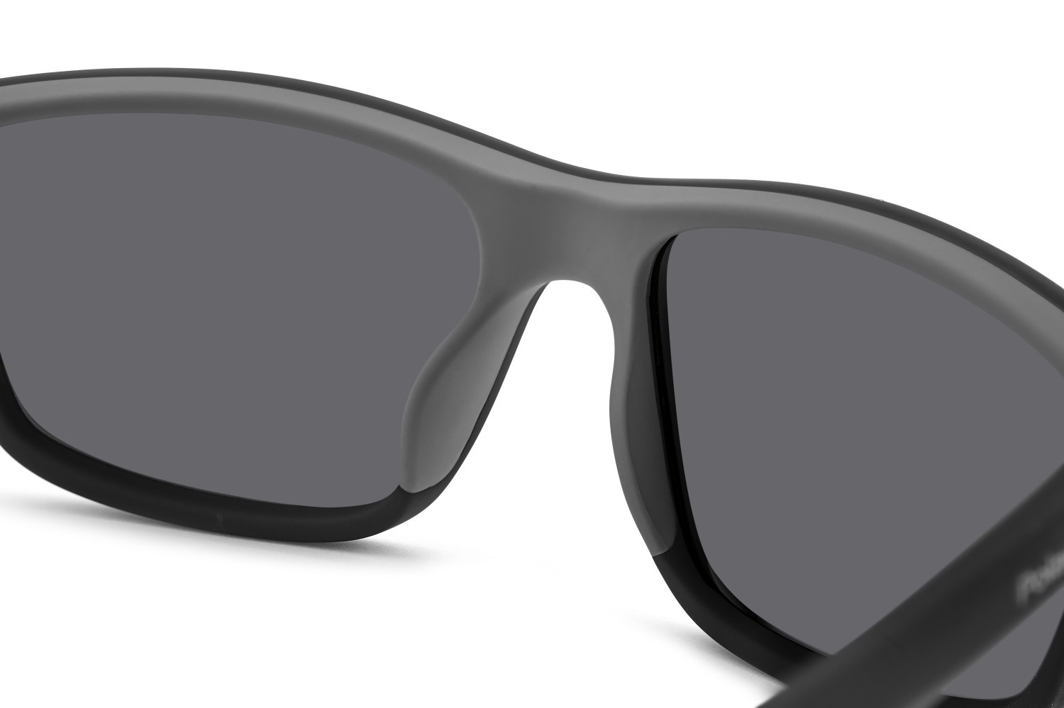 Sunglasses Polaroid Pld 2153/S 206701 (O6W M9) color matte black grey shape rectangle lenses grey polarized