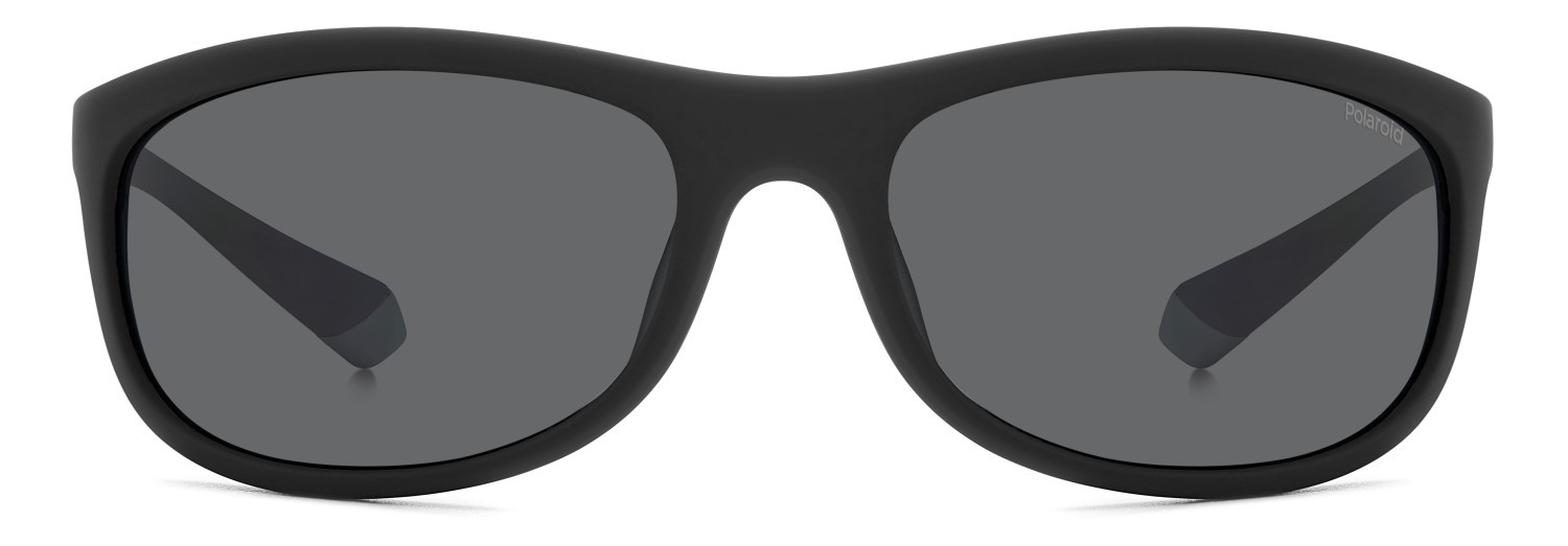 Sunglasses Polaroid Pld 2154/S 206702 (O6W M9) color matte black grey shape rectangle lenses grey polarized