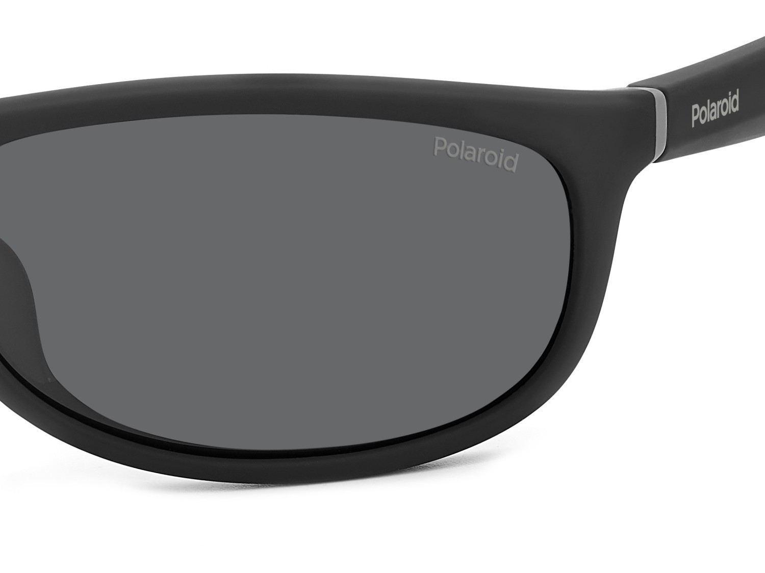 Sunglasses Polaroid Pld 2154/S 206702 (O6W M9) color matte black grey shape rectangle lenses grey polarized