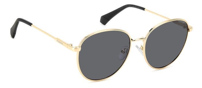 Sonnenbrillen Polaroid Pld 6215/S 206705 (2F7 M9) farbe gold grey form pantos gläser grey polarized