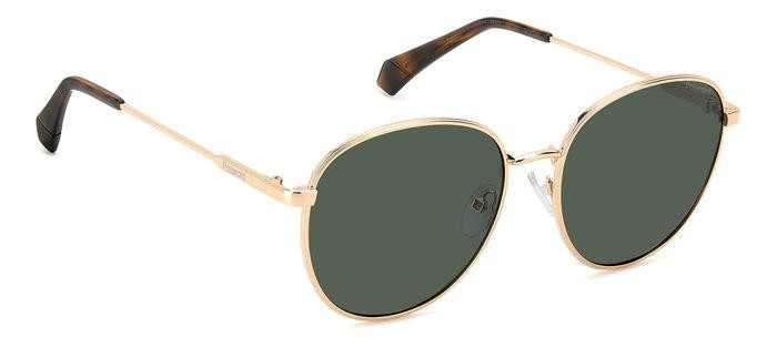 Sonnenbrillen Polaroid Pld 6215/S 206705 (DDB UC) farbe gold copper form pantos gläser green polarized