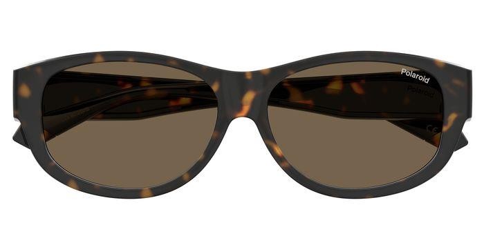 Sunglasses Polaroid Pld 9020/S 206710 (086 SP) color havana shape cat eye lenses bronze polarized