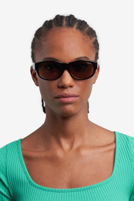 Sunglasses Polaroid Pld 9020/S 206710 (086 SP) color havana shape cat eye lenses bronze polarized