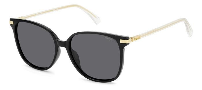 Occhiali da sole Polaroid Pld 4170/G 206713 (2F7 M9) colore gold grey forma quadrato lenti grey polarized