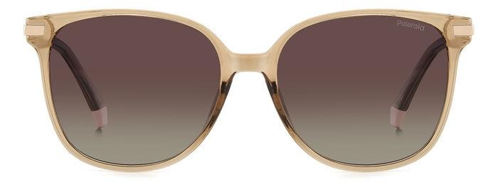Sunglasses Polaroid Pld 4170/G 206713 (J5G LA) color gold shape square lenses brown shaded polarized