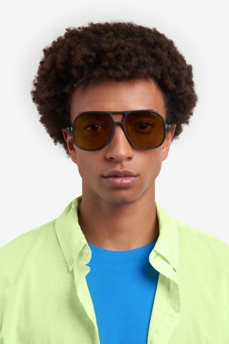 Sonnenbrillen Polaroid Pld 6217/S 206719 (003 MU) farbe matte black form navigator gläser yellow polarized