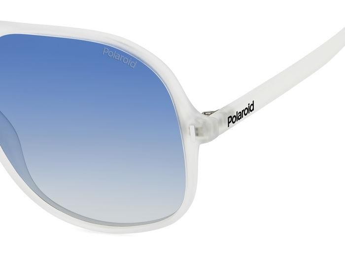 Sonnenbrillen Polaroid Pld 6217/S 206719 (2M4 Z7) farbe matte crystal form navigator gläser blue shaded polarized