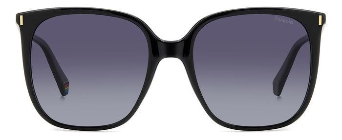 Sunglasses Polaroid Pld 6218/S 206720 (807 WJ) color black shape square lenses grey shaded polarized