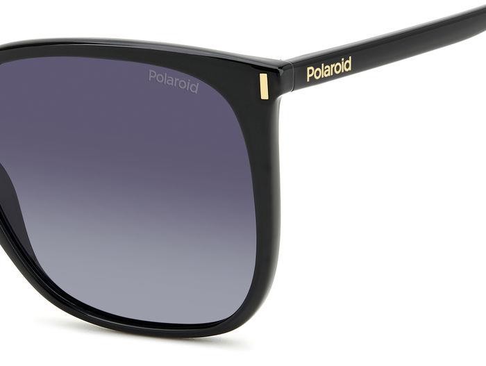 Sunglasses Polaroid Pld 6218/S 206720 (807 WJ) color black shape square lenses grey shaded polarized