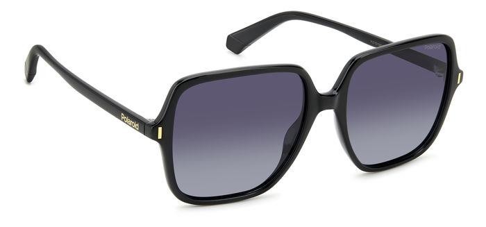 Sunglasses Polaroid Pld 6219/S 206721 (807 WJ) color black shape square lenses grey shaded polarized