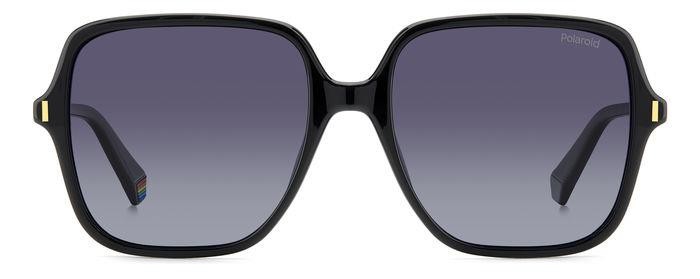 Sunglasses Polaroid Pld 6219/S 206721 (807 WJ) color black shape square lenses grey shaded polarized