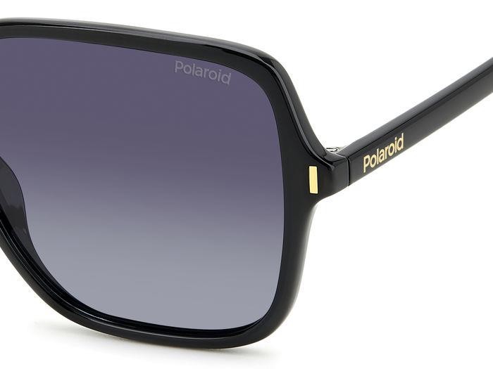 Sunglasses Polaroid Pld 6219/S 206721 (807 WJ) color black shape square lenses grey shaded polarized