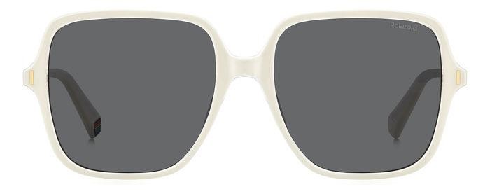 Sunglasses Polaroid Pld 6219/S 206721 (VK6 M9) color white shape square lenses grey polarized