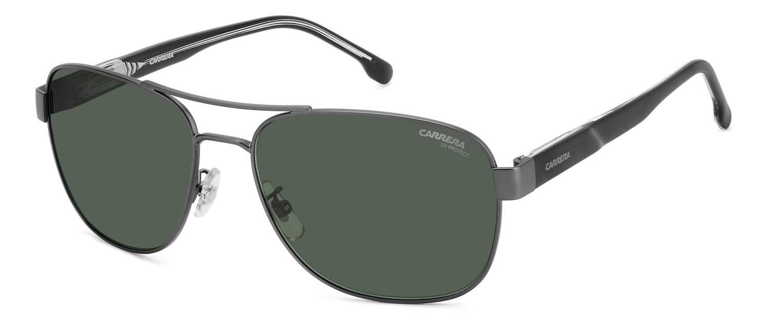 Sonnenbrillen Carrera C Flex 02/G 206723 (R80 QT) farbe matte dark ruthenium form navigator gläser green