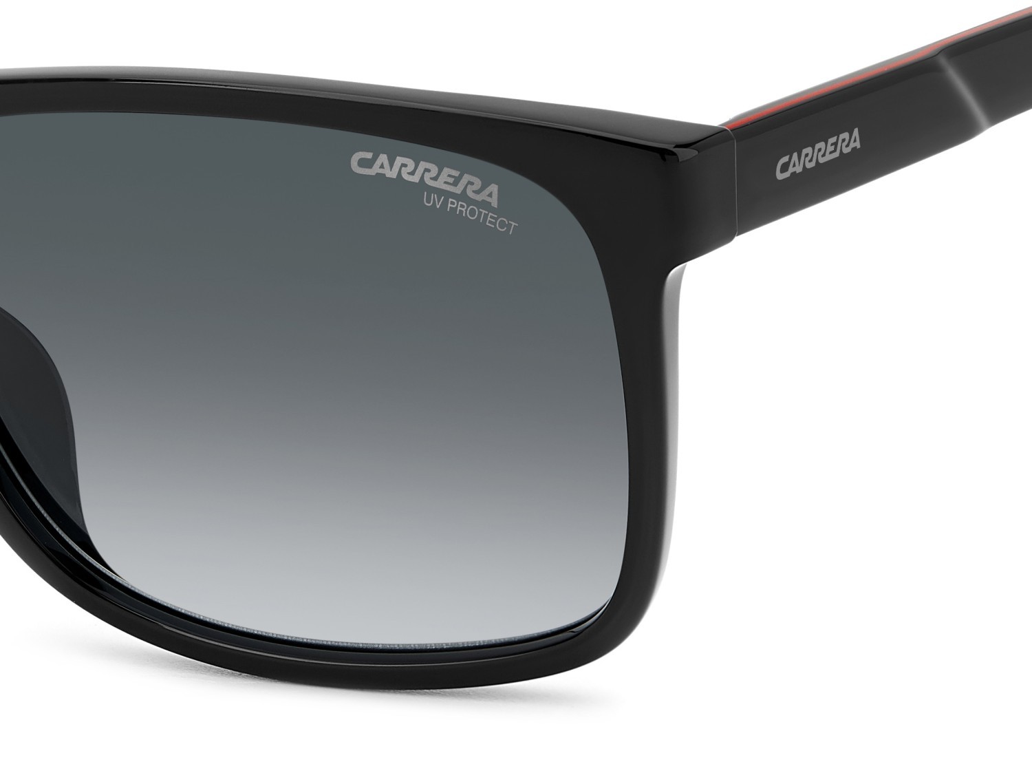 Sonnenbrillen Carrera C Flex 01/G 206724 (OIT 9O) farbe black red form rechteckig gläser dark grey shaded