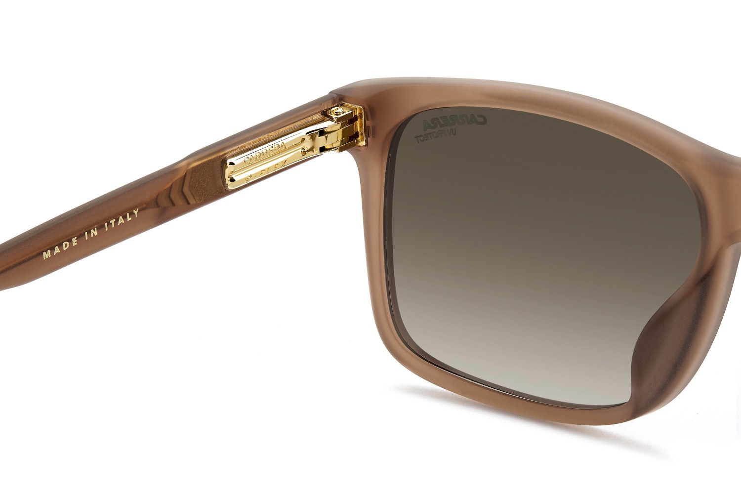 Sonnenbrillen Carrera C Flex 01/G 206724 (YZ4 HA) farbe matte brown form rechteckig gläser brown shaded