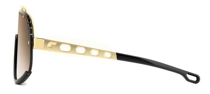 Sonnenbrillen Carrera Flaglab 16 206725 (FG4 86) farbe brown gold form maske gläser black brown green antireflex