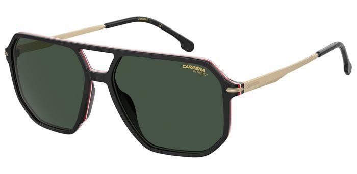 Sonnenbrillen Carrera 324/S 206726 (807 QT) farbe black form navigator gläser green