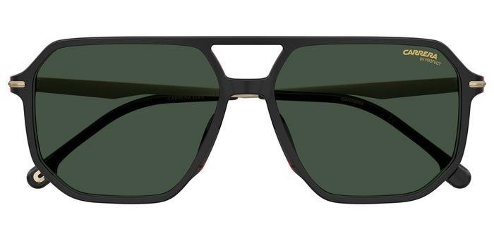 Sonnenbrillen Carrera 324/S 206726 (807 QT) farbe black form navigator gläser green